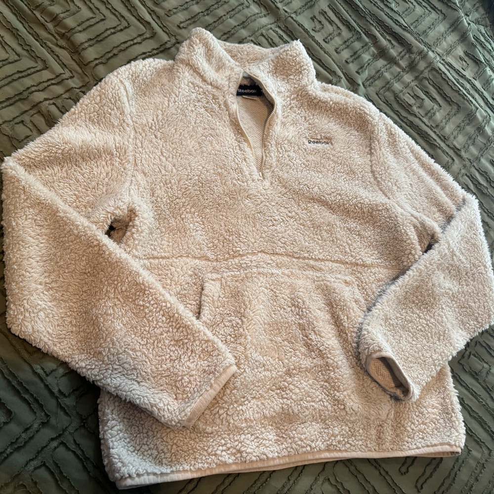 Reebok Cream Fleece Women's Sweater